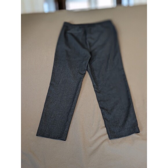 J Jill Pants Women Gray Drawstring Waist Straight Leg Stretch Pockets Sz M - Picture 2 of 7